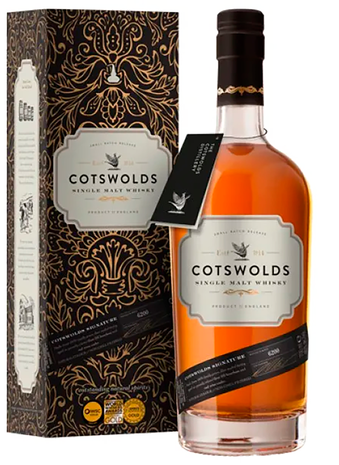 Котсволдс Сингл Молт солодовый виски в подарочной упаковке 0.7 л