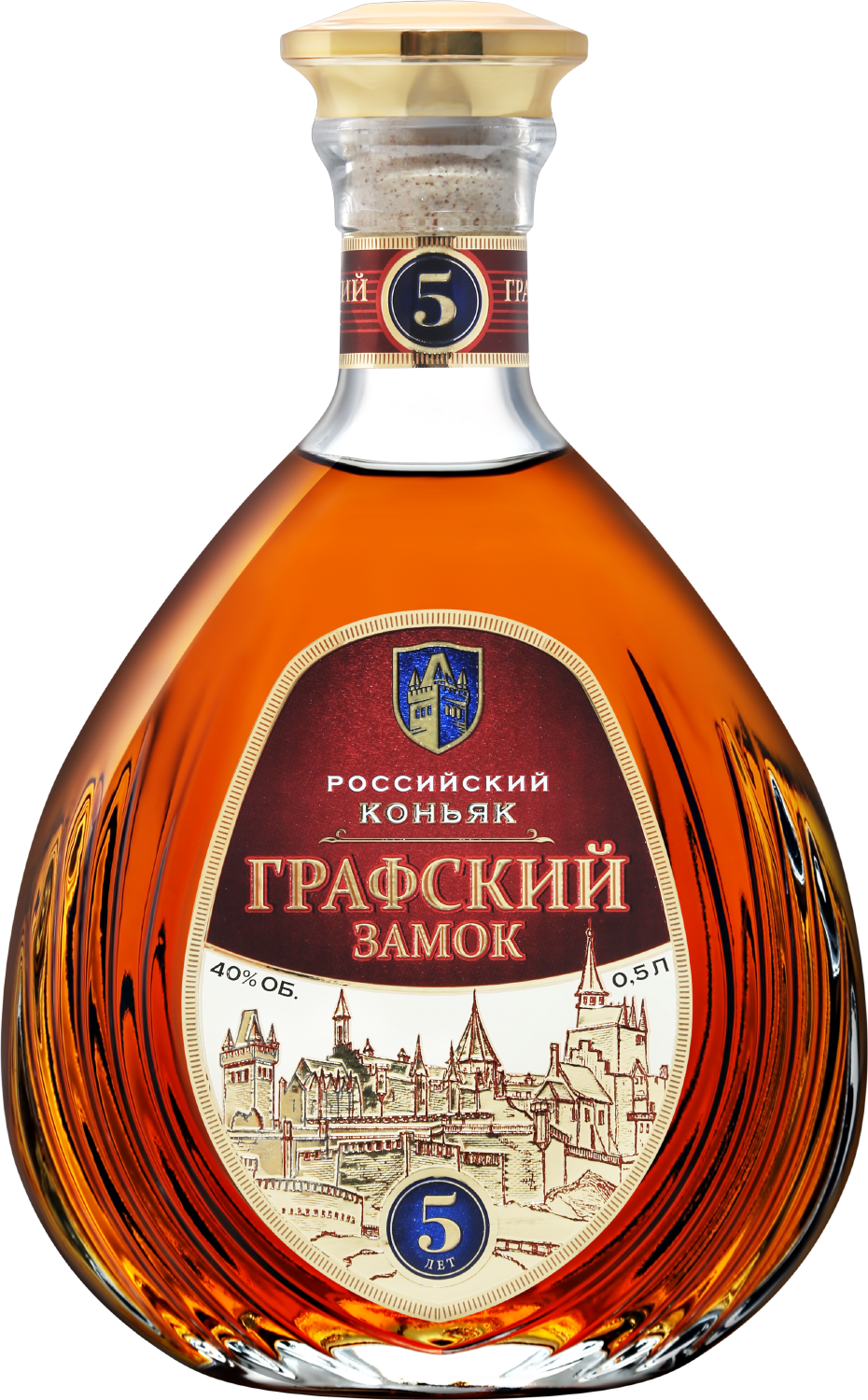 Графский Замок 5 Лет - 0.5&nbsp;л
