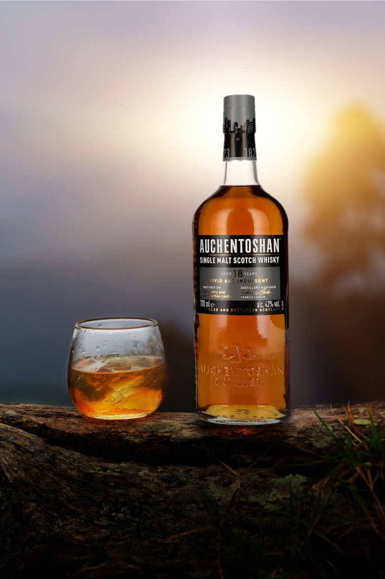 Окентошен Сингл Молт 18 лет Солодовый Виски в подарочной упаковке 0.7 л