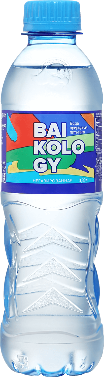 Вода негазированная Байколоджи (ПЭТ) 0.33 л