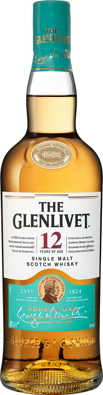 Гленливет Сингл Молт 12 Лет солодовый виски 0.7 л