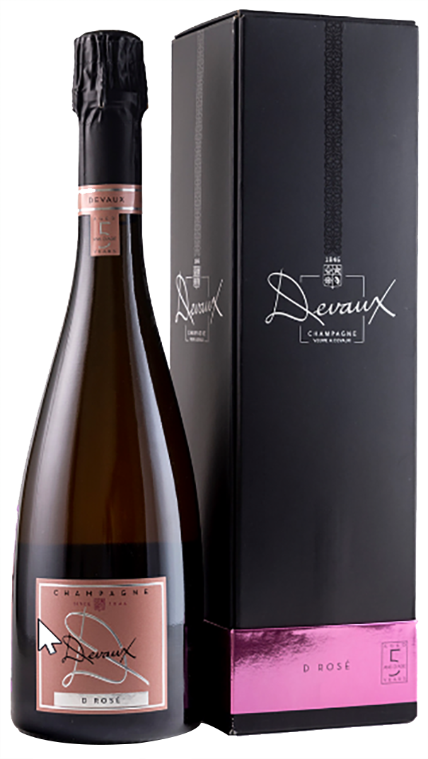 Дево Д Розе Брют Шампань AOC в подарочной упаковке 0.75 л
