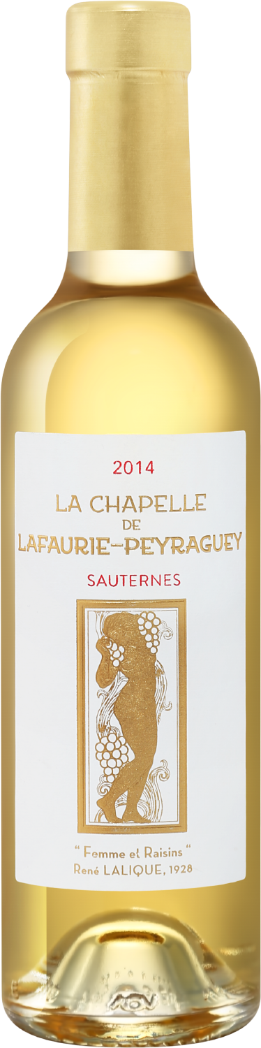 Вино La Chapelle de Lafaurie-Peyraguey Sauternes AOC Chateau Lafaurie-Peyraguey, 0.375 л