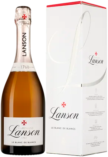 Лансон Ле Блан де Блан Брют Шампань АОC в подарочной упаковке 0.75 л