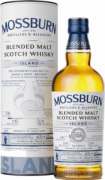 Mossburn Signature Casks Island Blended Malt Scotch Whisky (gift box), 0.7 л в Ростове-на-Дону
