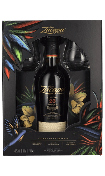 Zacapa Centenario Solera Gran Reserva 23 y.o. (gift box with 2 glasses), 0.7 л в Ростове-на-Дону