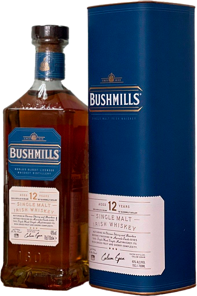 Bushmills 12 y.o. Single Malt Irish Whiskey (gift box), 0.7 л в Ростове-на-Дону