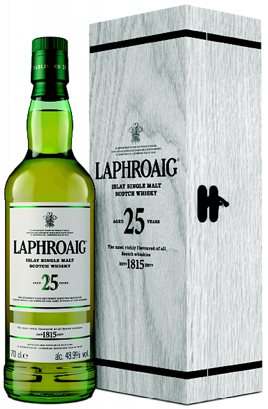 Лафройг 25 лет Айла односолодовый шотландский виски в подарочной упаковке 0.7 л