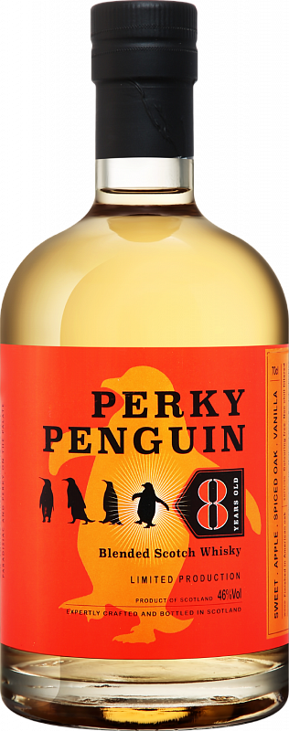 Перки Пингвин Блендед 8 Лет купажированный виски 0.7 л