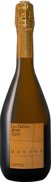 Jean-Claude Mouzon Les Delies Chardonnay Verzenay Grand Cru Champagne AOC Zero Dosage, 0.75 л в Ростове-на-Дону