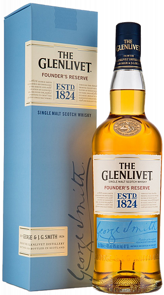 Виски The Glenlivet "Founder's Reserve" (gift box), 0.7 л
