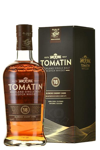 Tomatin Highland Single Malt Scotch Whisky 18 y.o. (gift box), 0.7 л в Ростове-на-Дону