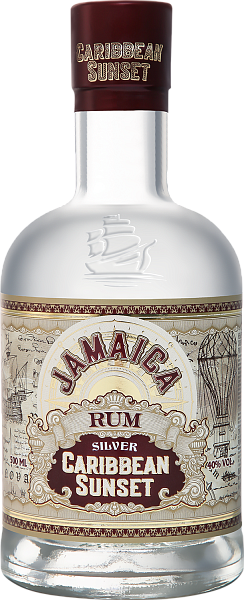 Caribbean Sunset Jamaica Rum Silver, 0.5 л в Ростове-на-Дону