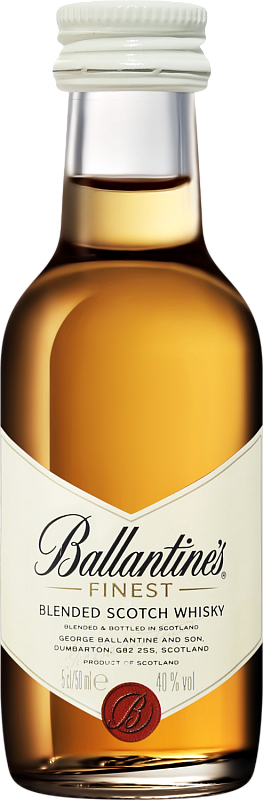 Баллантайнс Файнест Блендед купажированный виски 0.05 л