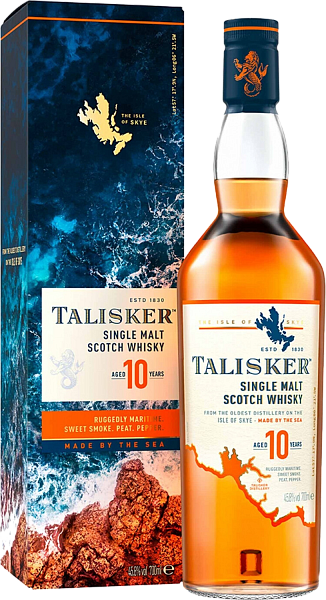 Talisker 10 years single malt scotch whisky (gift box) в Ростове-на-Дону