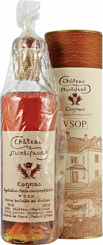 Шато де Монтифо Пти Шампань Коньяк VSOP Миллениум в подарочной упаковке 0.7 л