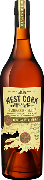 West Cork Glengarriff Series Bog Oak Charred Cask Single Malt Irish Whiskey, 0.7 л в Ростове-на-Дону