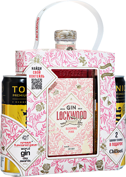Gin Lockwood Blooming Pink (gift set with two tonics), 0.5 л в Ростове-на-Дону