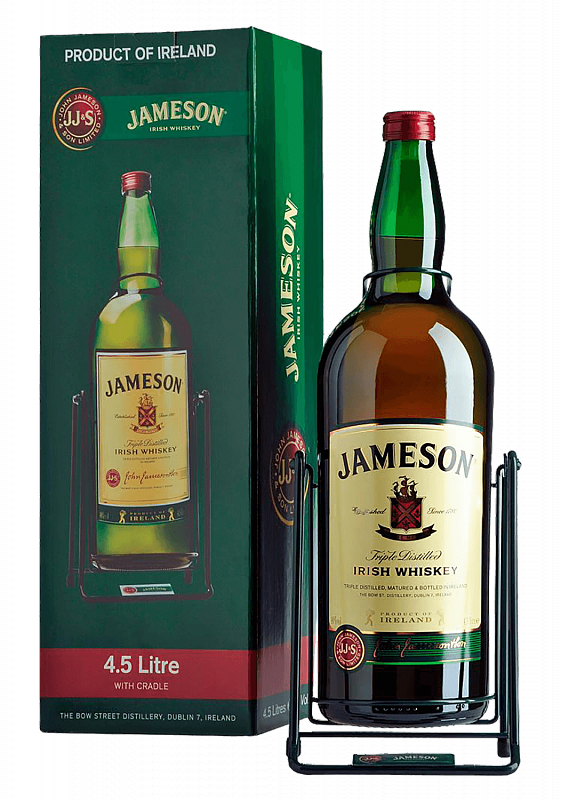 Джемесон купажированный ирландский виски в подарочной упаковке 4.5 л
