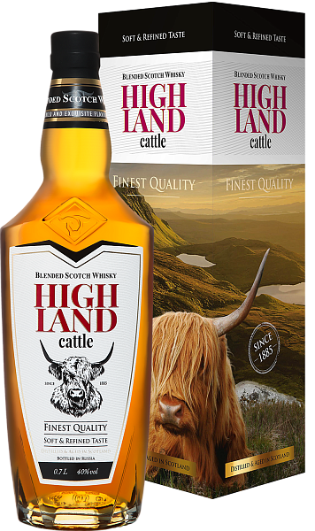 Highland Cattle Blended Scotch Whisky (gift box), 0.7 л в Ростове-на-Дону