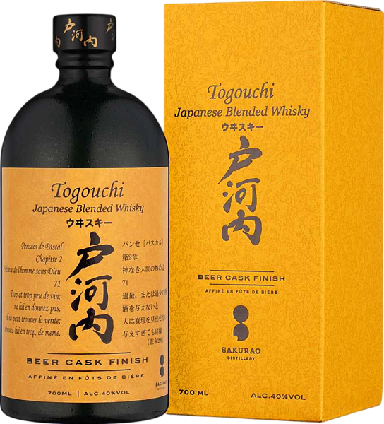 Togouchi Beer Cask Finish Blended Japanese Whisky (gift box), 0.7 л в Ростове-на-Дону
