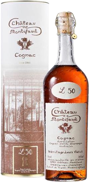 Chateau de Montifaud Heritage Louis Vallet Petite Champagne Cognac 50 y.o. (gift box), 0.7 л в Ростове-на-Дону
