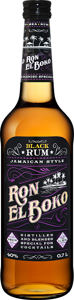 Ron El Boko Black Rum, 0.7 л в Ростове-на-Дону