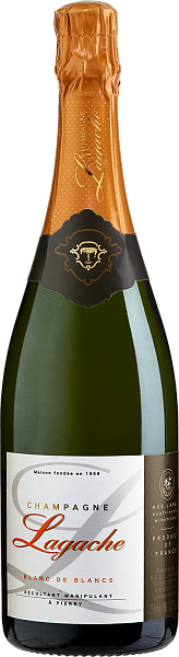 Champagne Lagache Champagne AOC Blanc de Blancs Brut Reserve, 0.75 л в Ростове-на-Дону