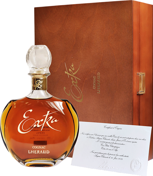 Lheraud Extra Cognac (wooden box), 0.7 л в Ростове-на-Дону